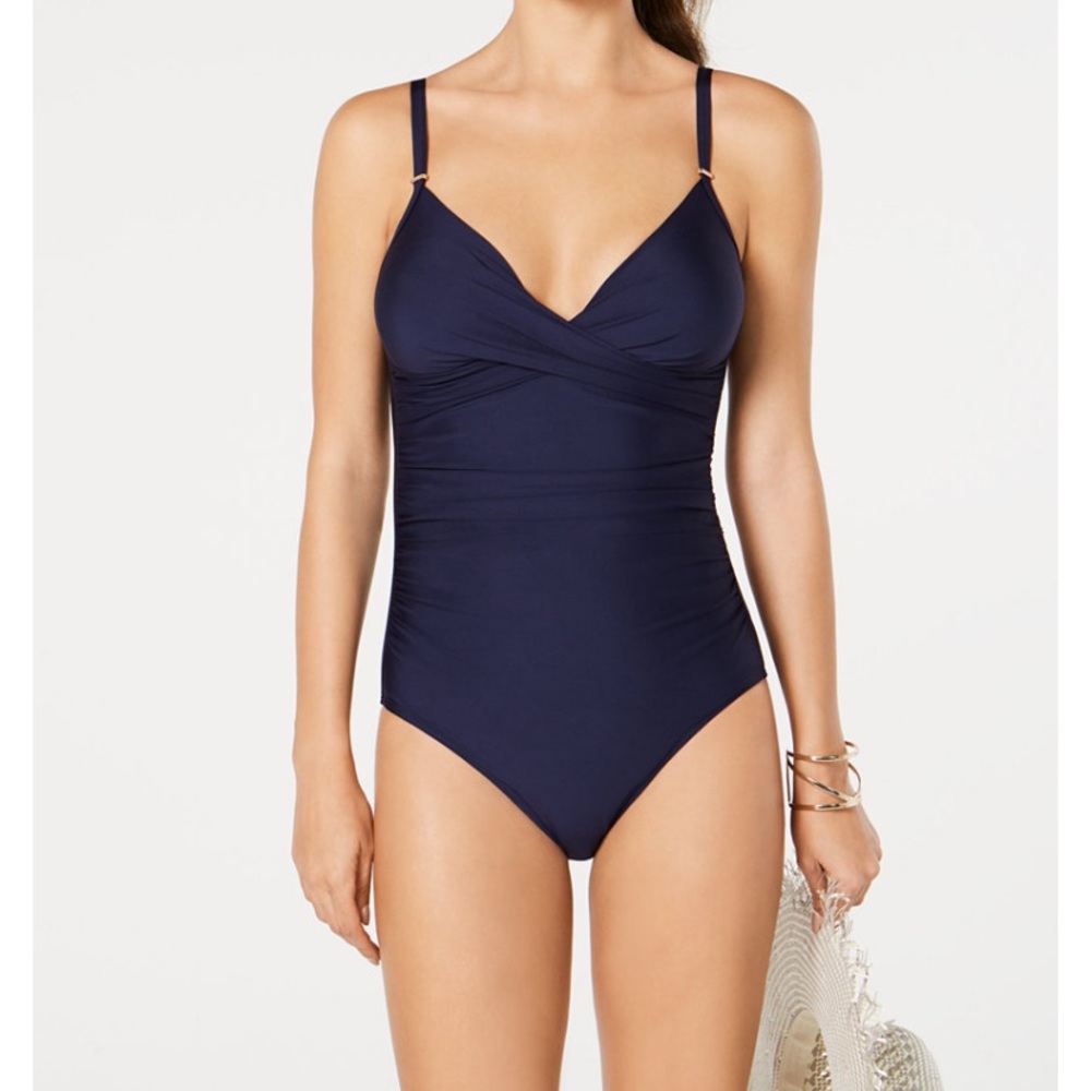New with tag 🏷️ Twist-Front Tummy-Control One-Piece Swimsuit
